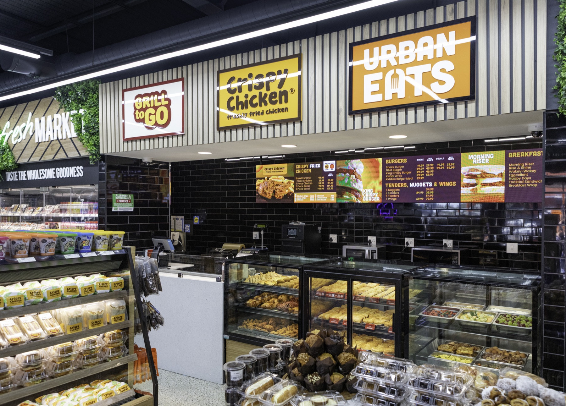 FreshStop Urban Eats and Grill & Go counter