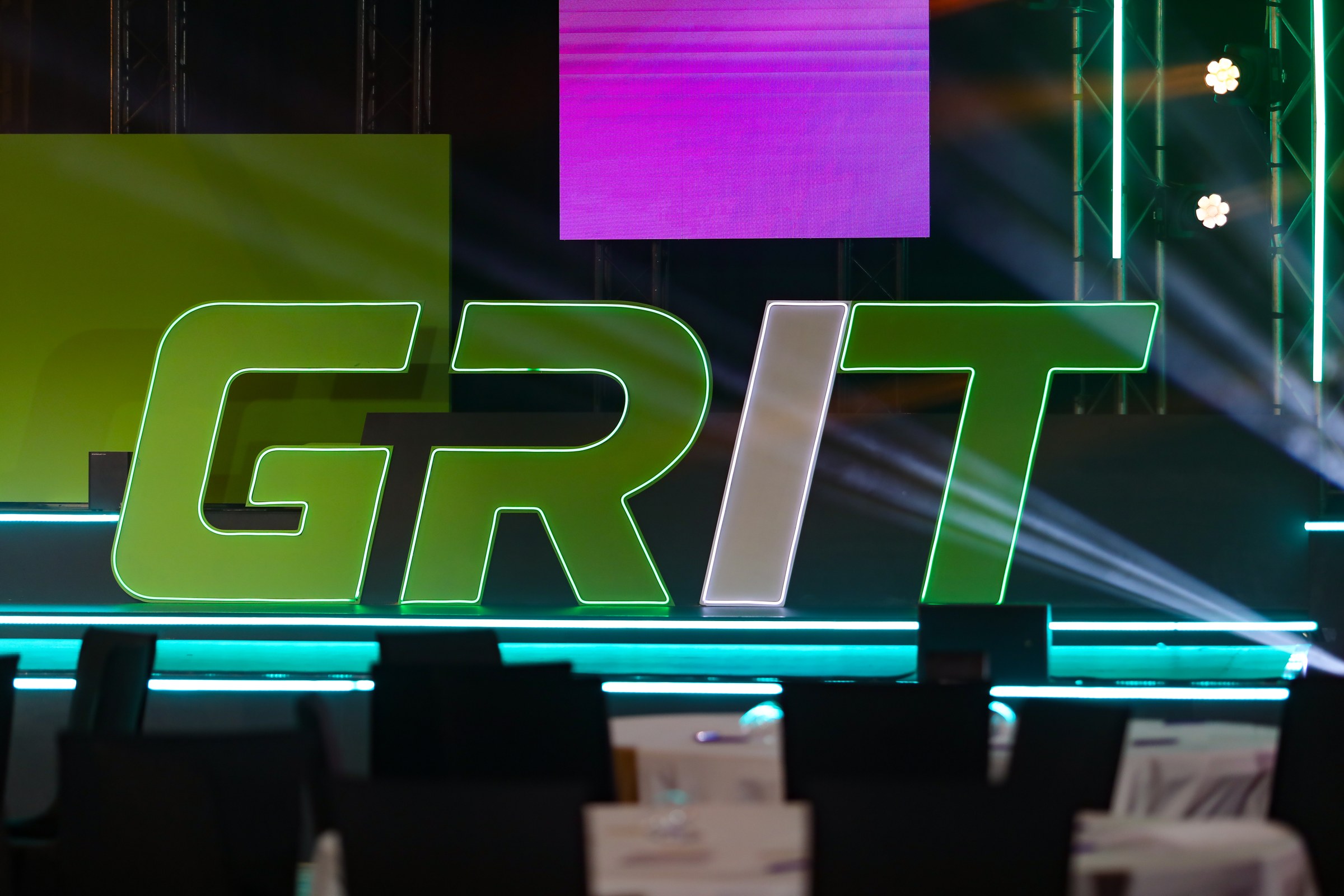 GRIT conference stage