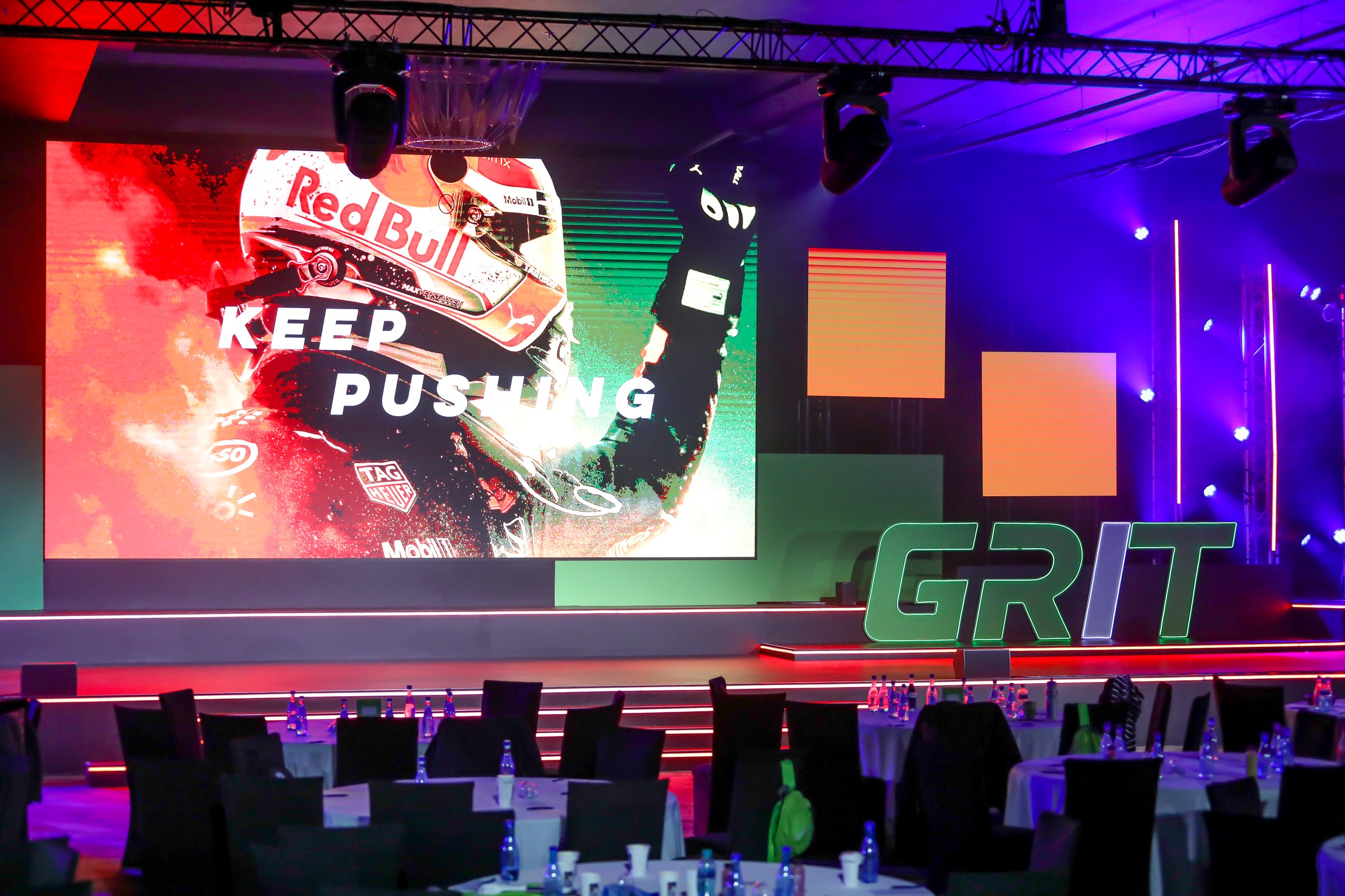 Keep Pushing conference screen