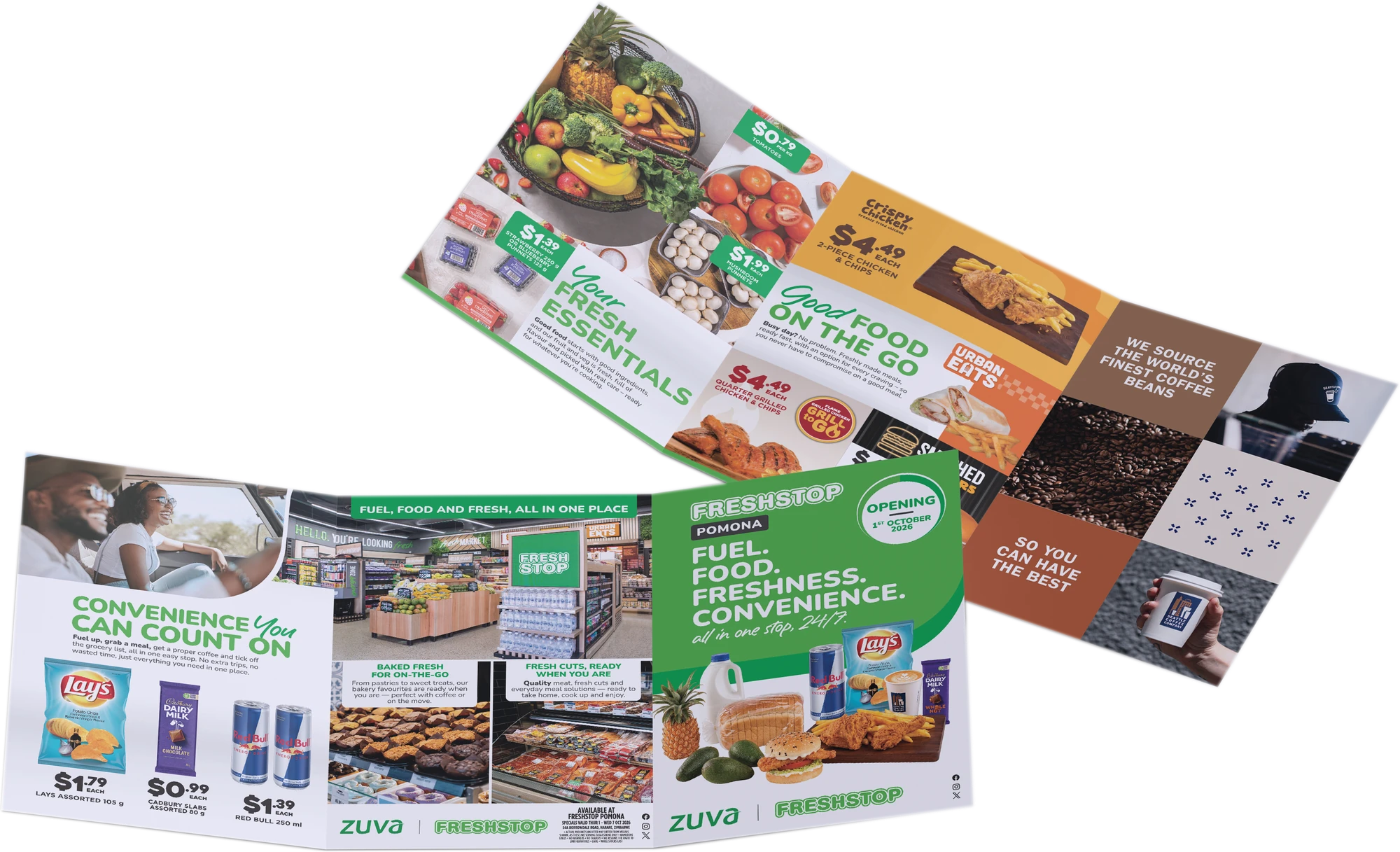 FreshStop tri-fold leaflet