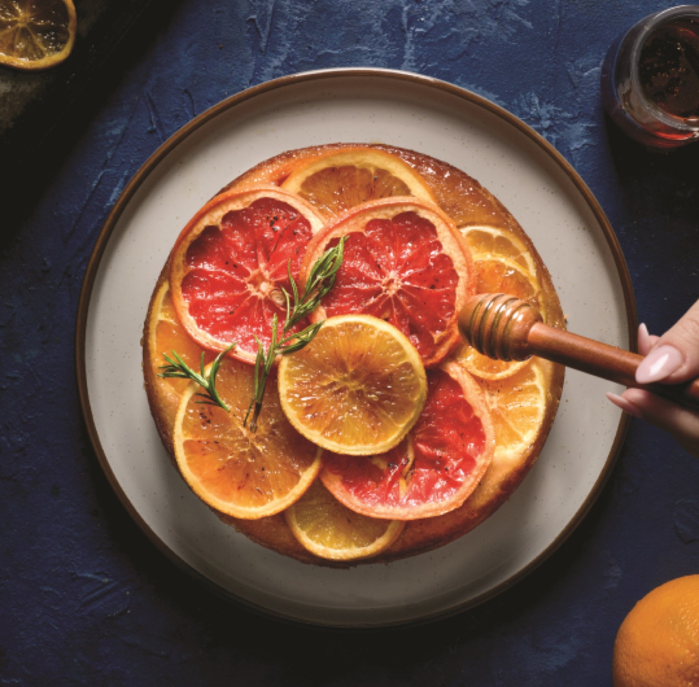 Citrus honey cake