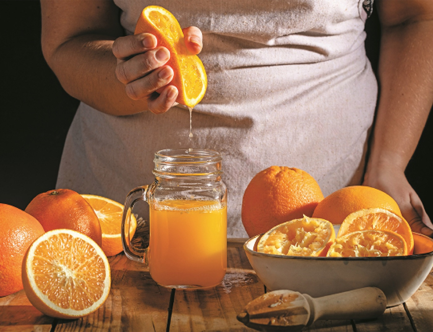 Freshly squeezed orange juice